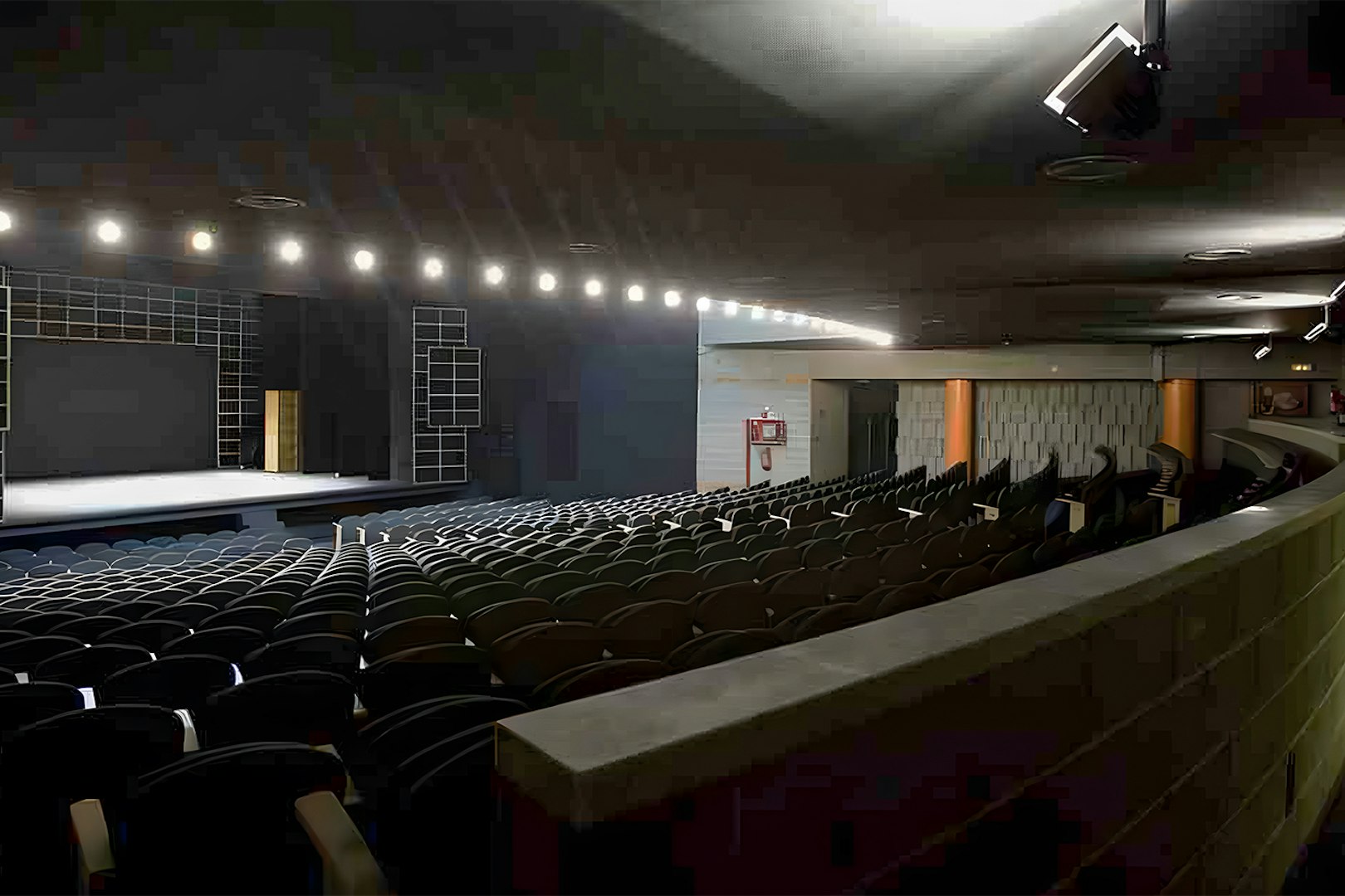 Empty auditorium at Poliorama Theatre, Barcelona, Spain.