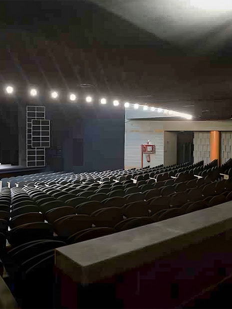 Empty auditorium at Poliorama Theatre, Barcelona, Spain.
