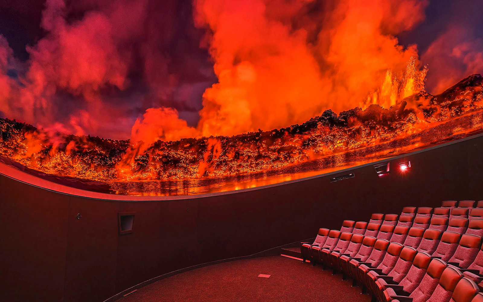 Volcanic Drama at Perlan Museum