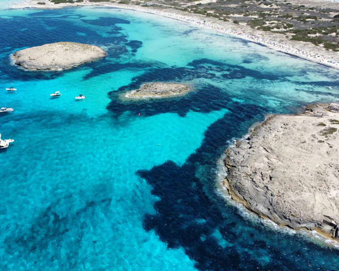 Formentera Cruise from Ibiza with Swim Stops and Open Bar