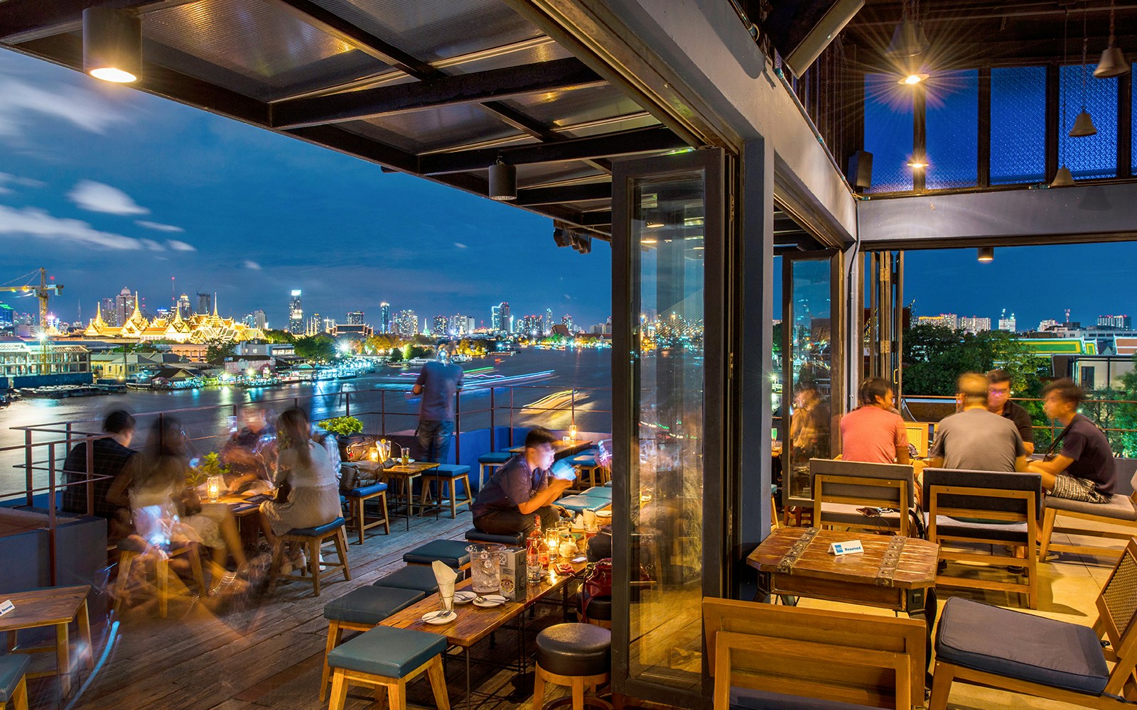 Open club terrace