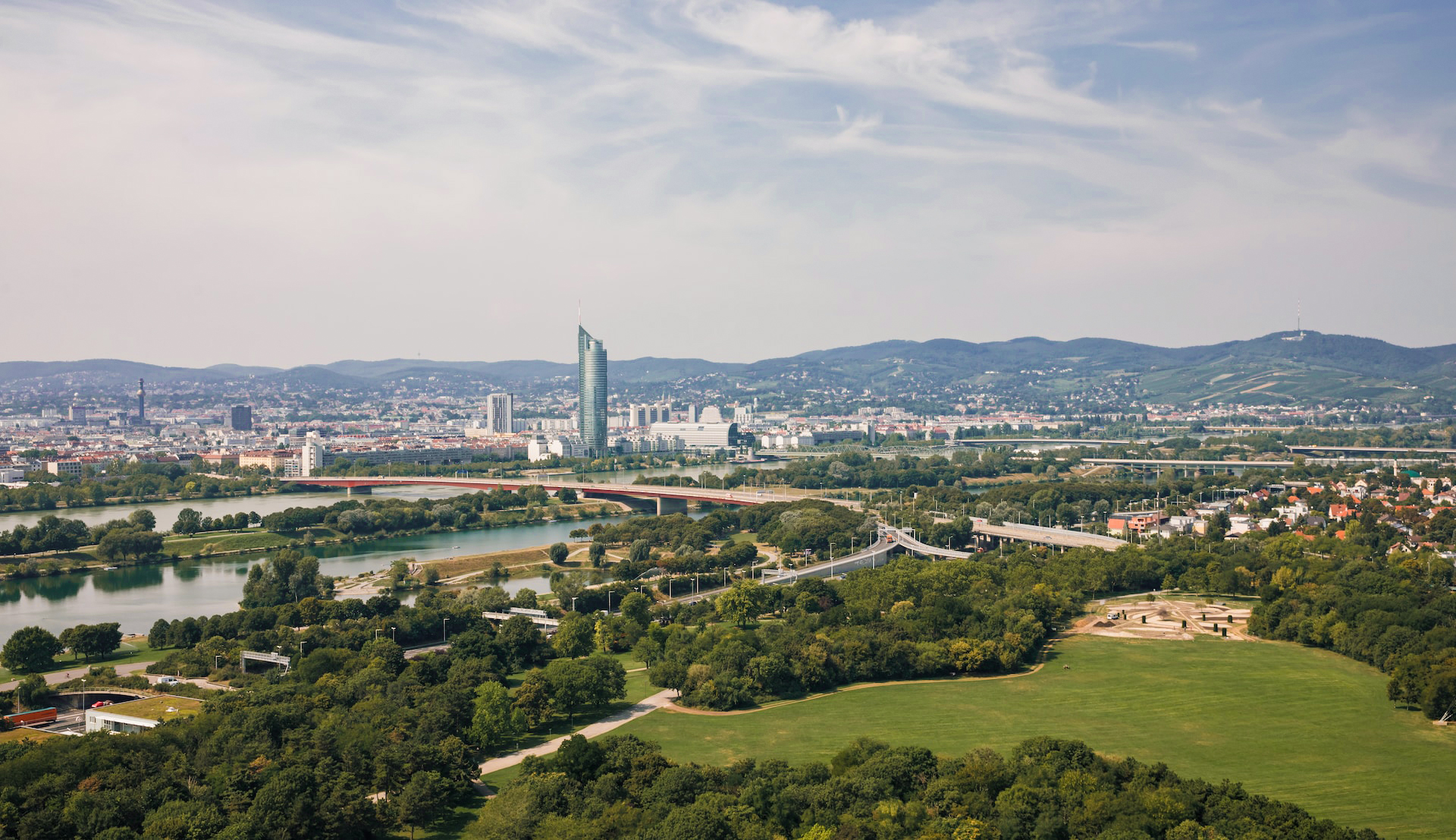 Enjoy breathtaking views from the Danube Tower