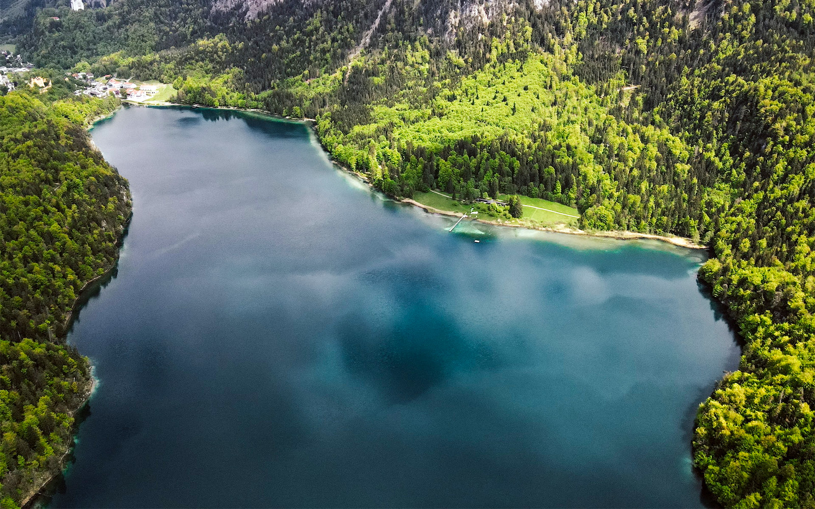Alpsee around Neuschwanstein Castle