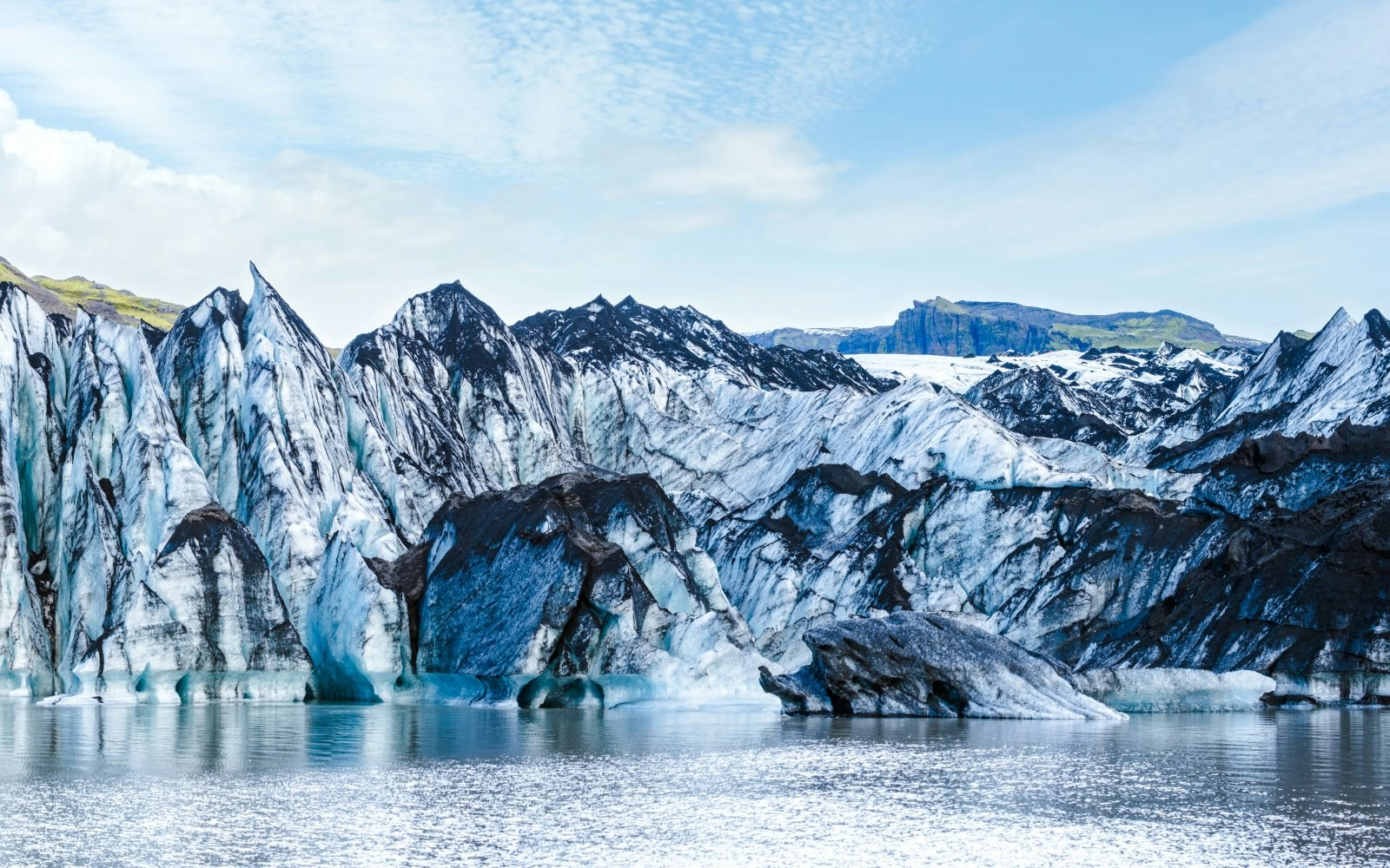 Glacier hiking at Solheimajokull