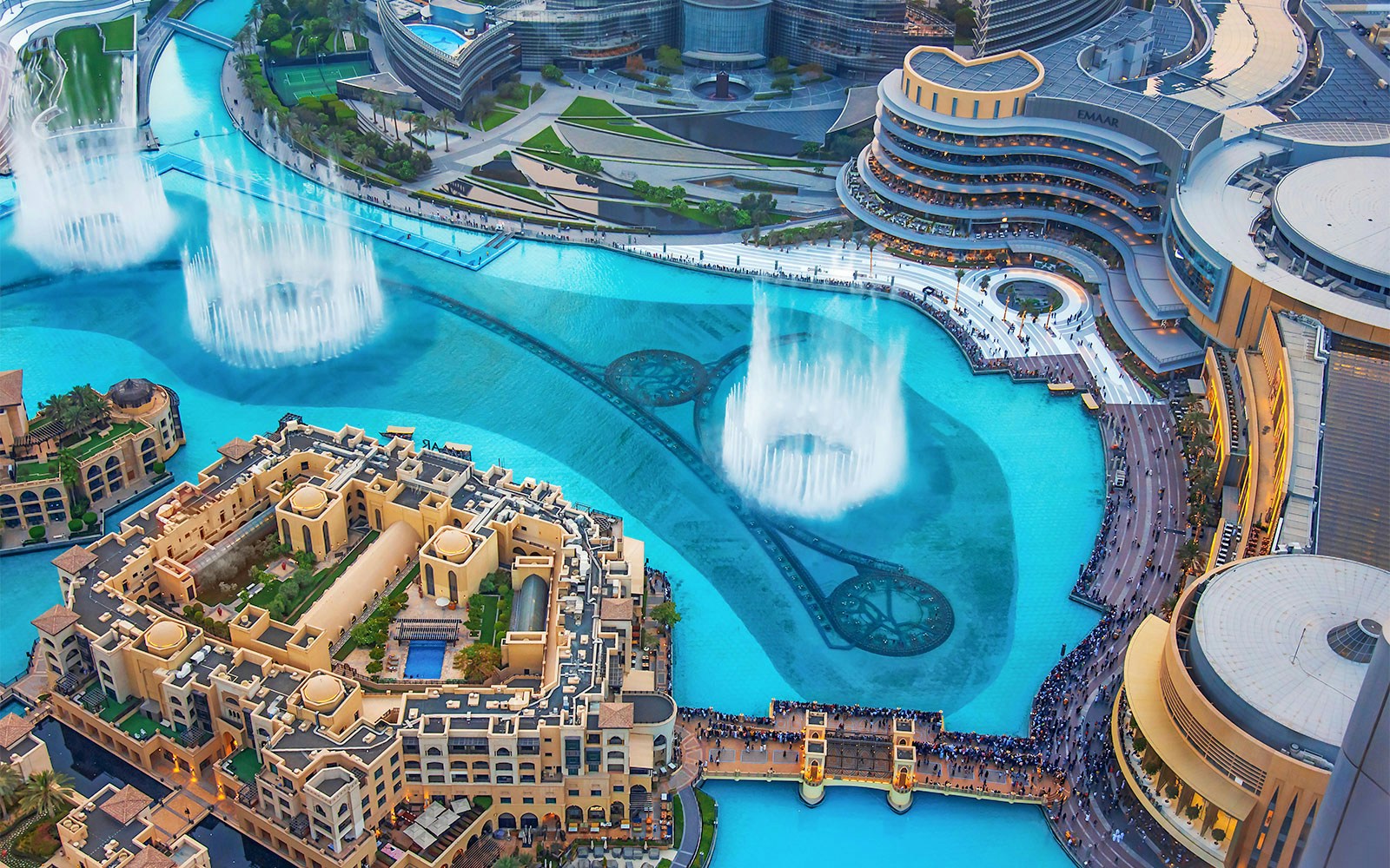Aerial Picture of Dubai Mall