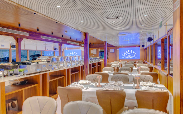 Dubai Marina Dinner Cruise with International Buffet and Live Entertainment