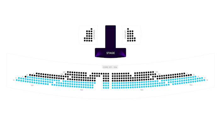 Mad Apple Theater Seating Plan