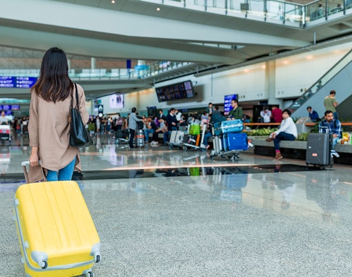 women at Hong Kong International Airport (HKG)