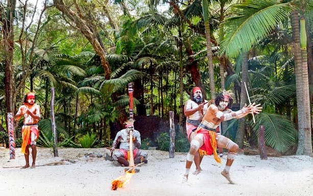 Aboriginal dance performance at Rainforestation Nature Park, Cairns.