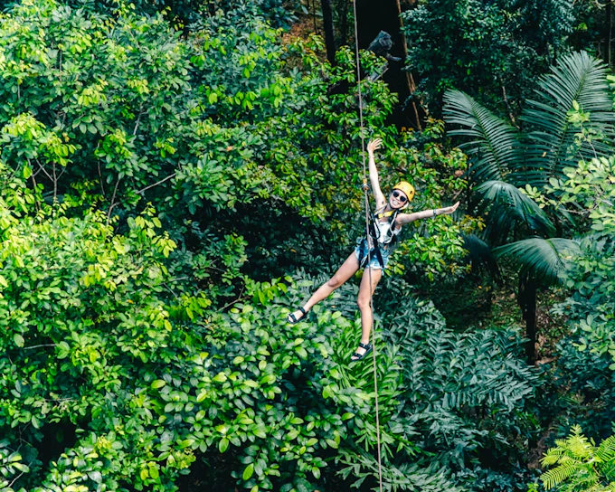 Flying Hanuman: 28 Platform Zipline and Quad Bike Adventure