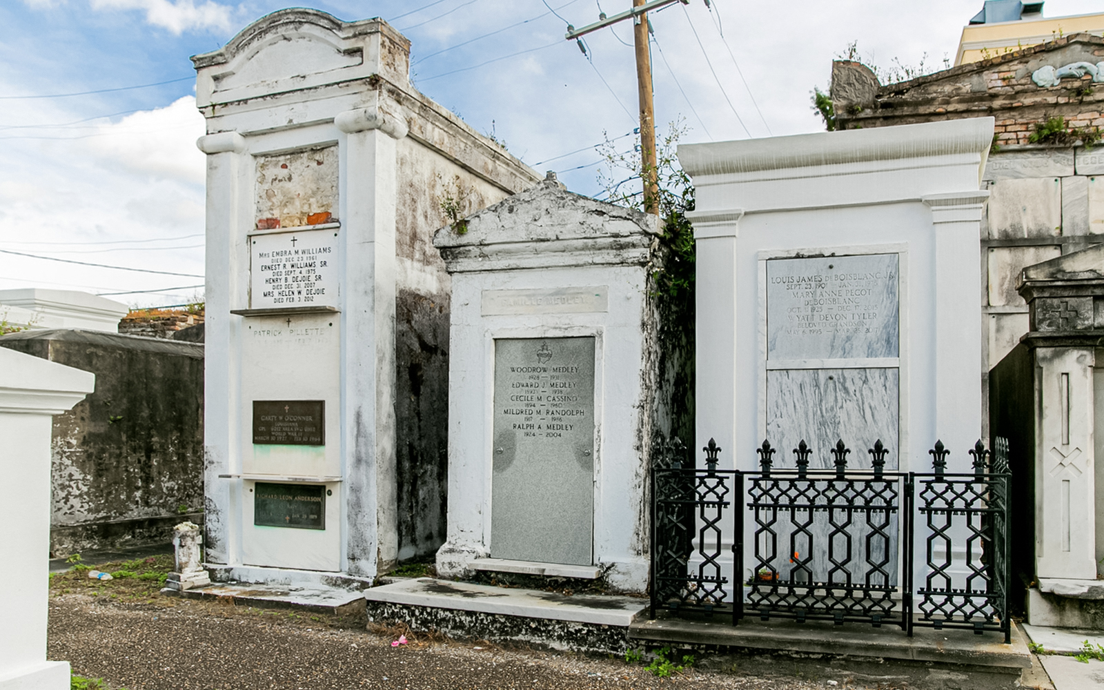 Tombs and mausoleums inside St. Louis Cemetery, New Orleans.
