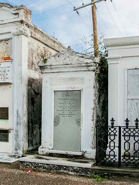 Tombs and mausoleums inside St. Louis Cemetery, New Orleans.