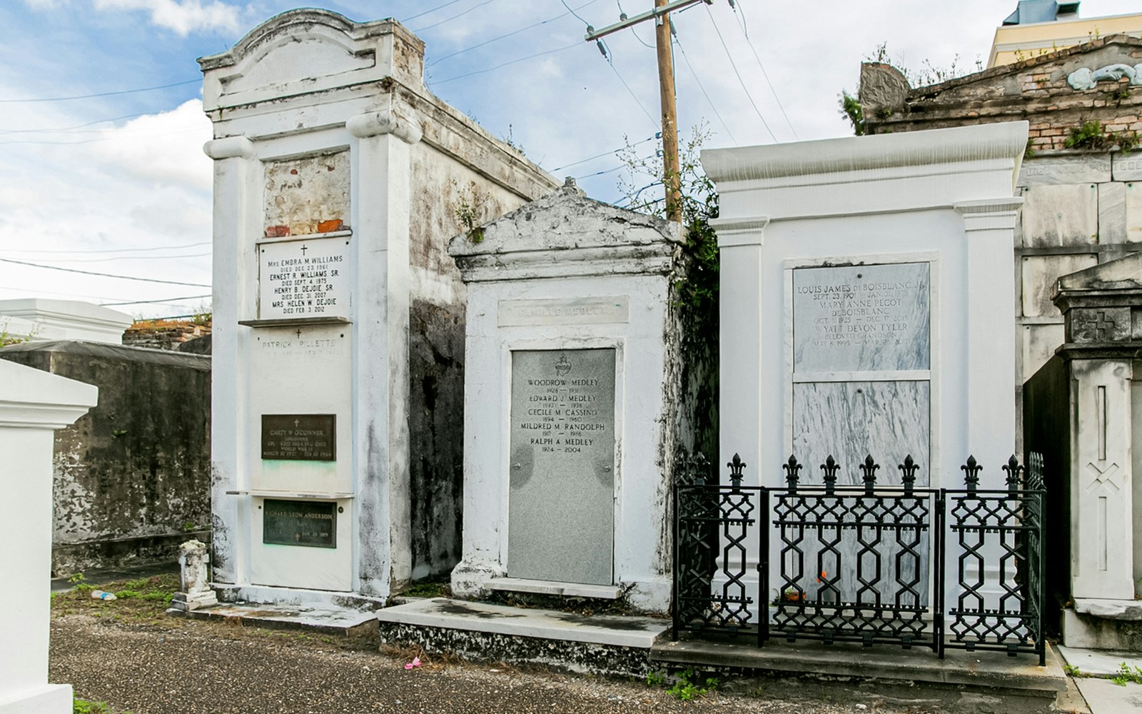 Tombs and mausoleums inside St. Louis Cemetery, New Orleans.