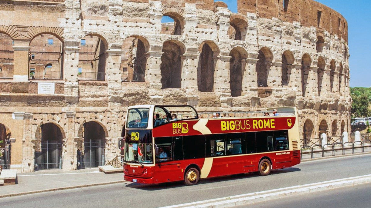 Big Bus HOHO on Red route in Rome