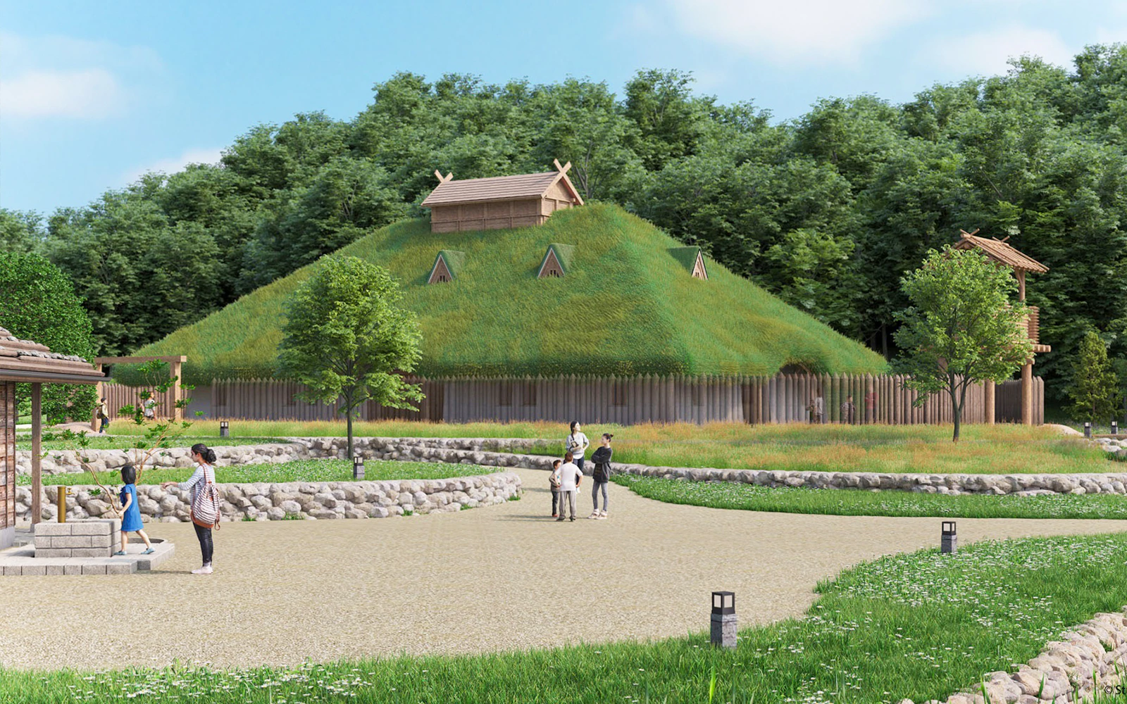 Hill of Youth at Ghibli theme Park