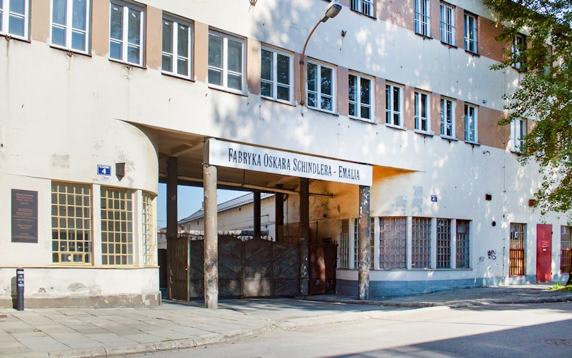 Exterior view of Oskar Schindler's Factory in Krakow, Poland.