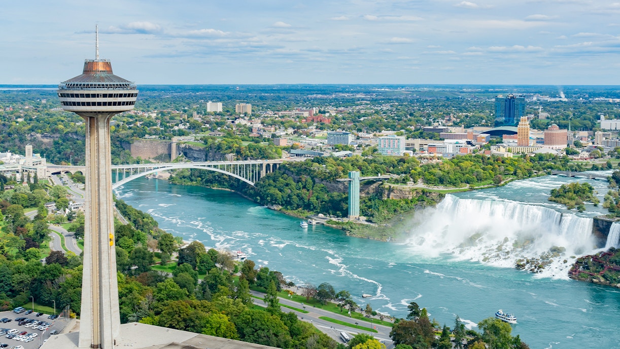 Niagara Falls with Skylon Tower