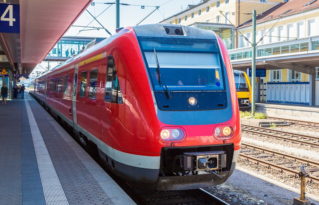 Munich Central Station train