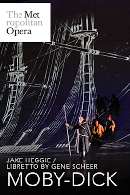 Moby Dick theater show stage with actors performing in New York City.