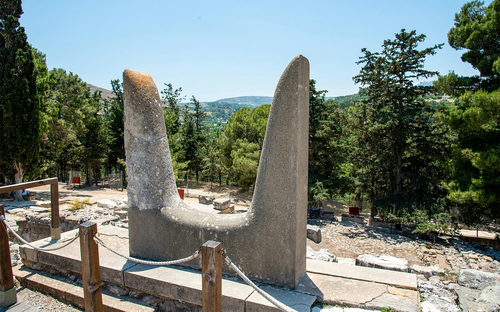 Bull Horns statue