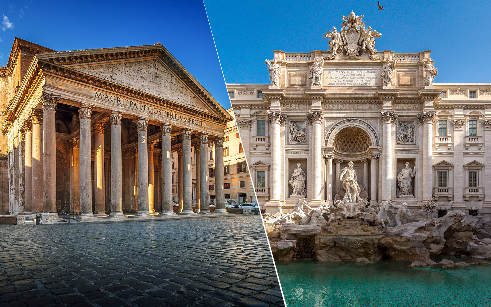 Walking Tour with Spanish Steps, Trevi Fountain & Pantheon