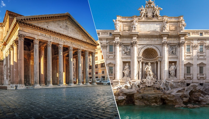 Walking Tour with Spanish Steps, Trevi Fountain & Pantheon