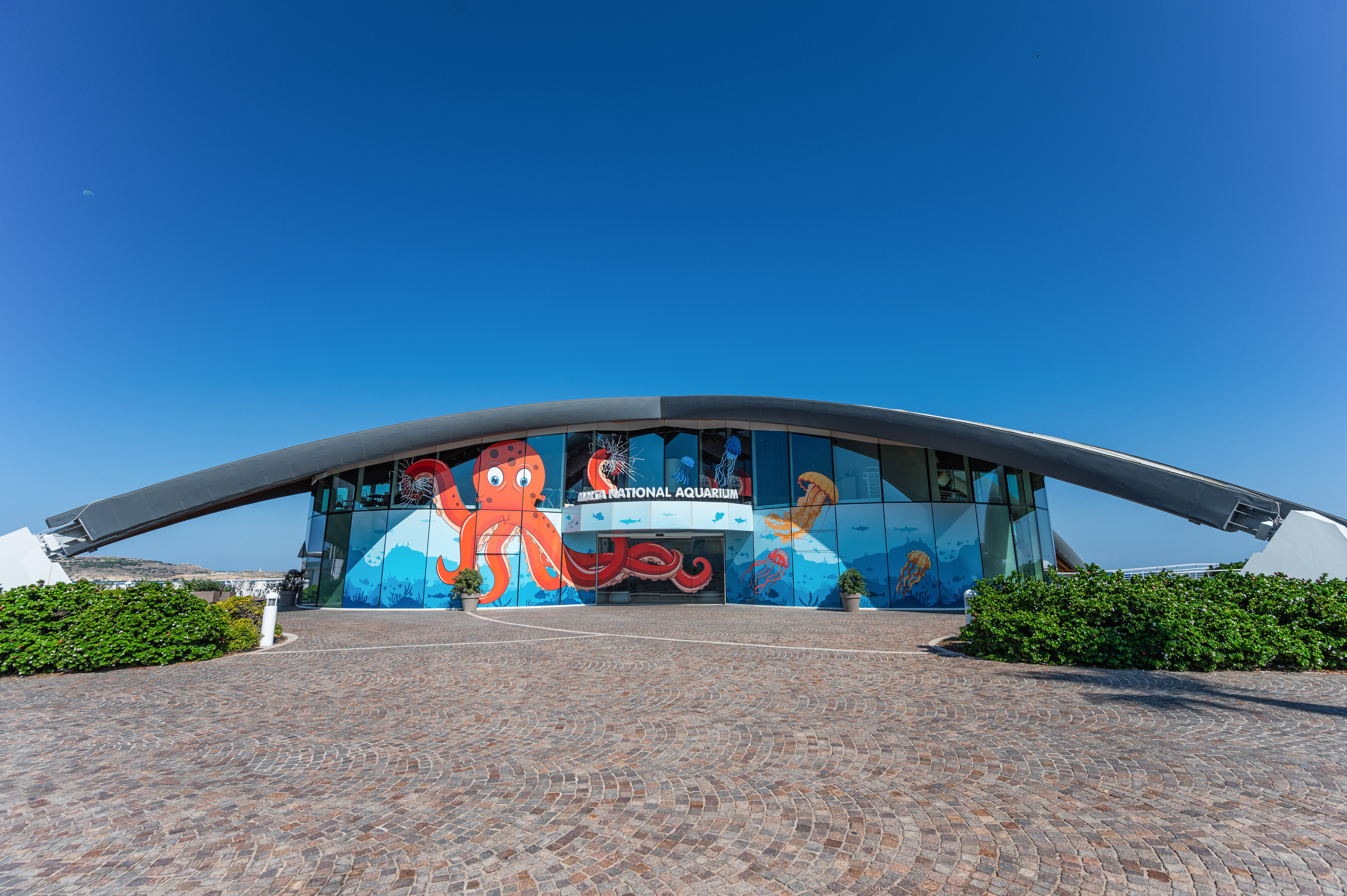 Malta National Aquarium entrance
