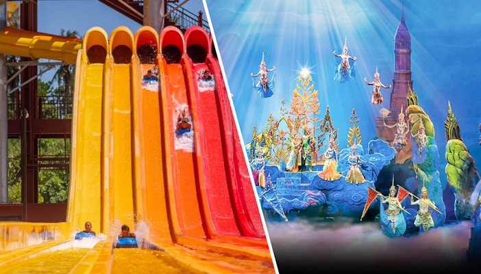 Andamanda Phuket Water Park and Siam Niramit Phuket Show with Dinner