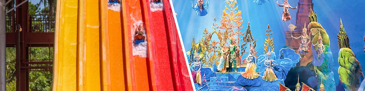 Combo: biglietti per Andamanda Water Park + Spettacolo al Siam Niramit