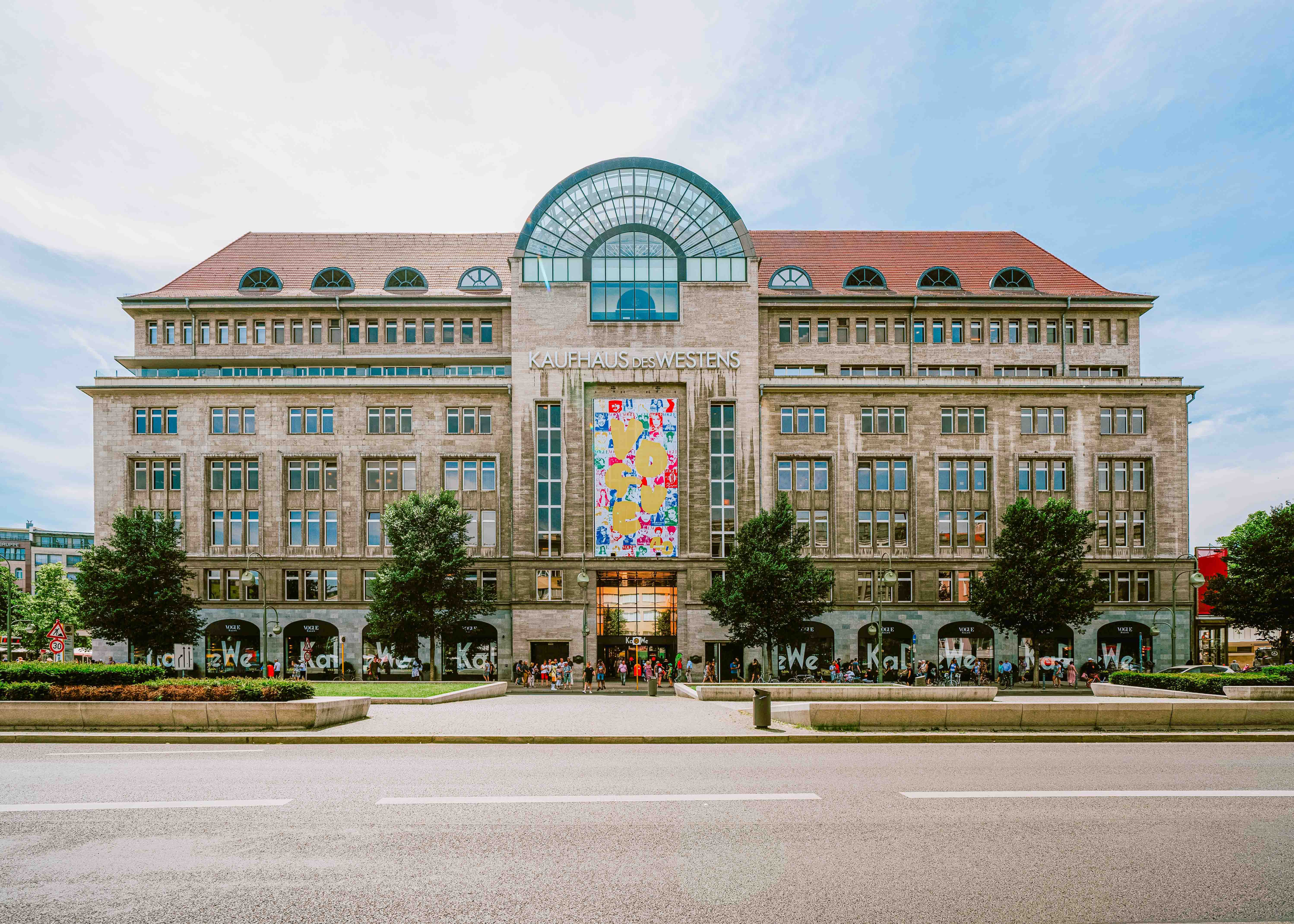 KaDeWe department store exterior in Berlin, Germany, showcasing its iconic architecture.