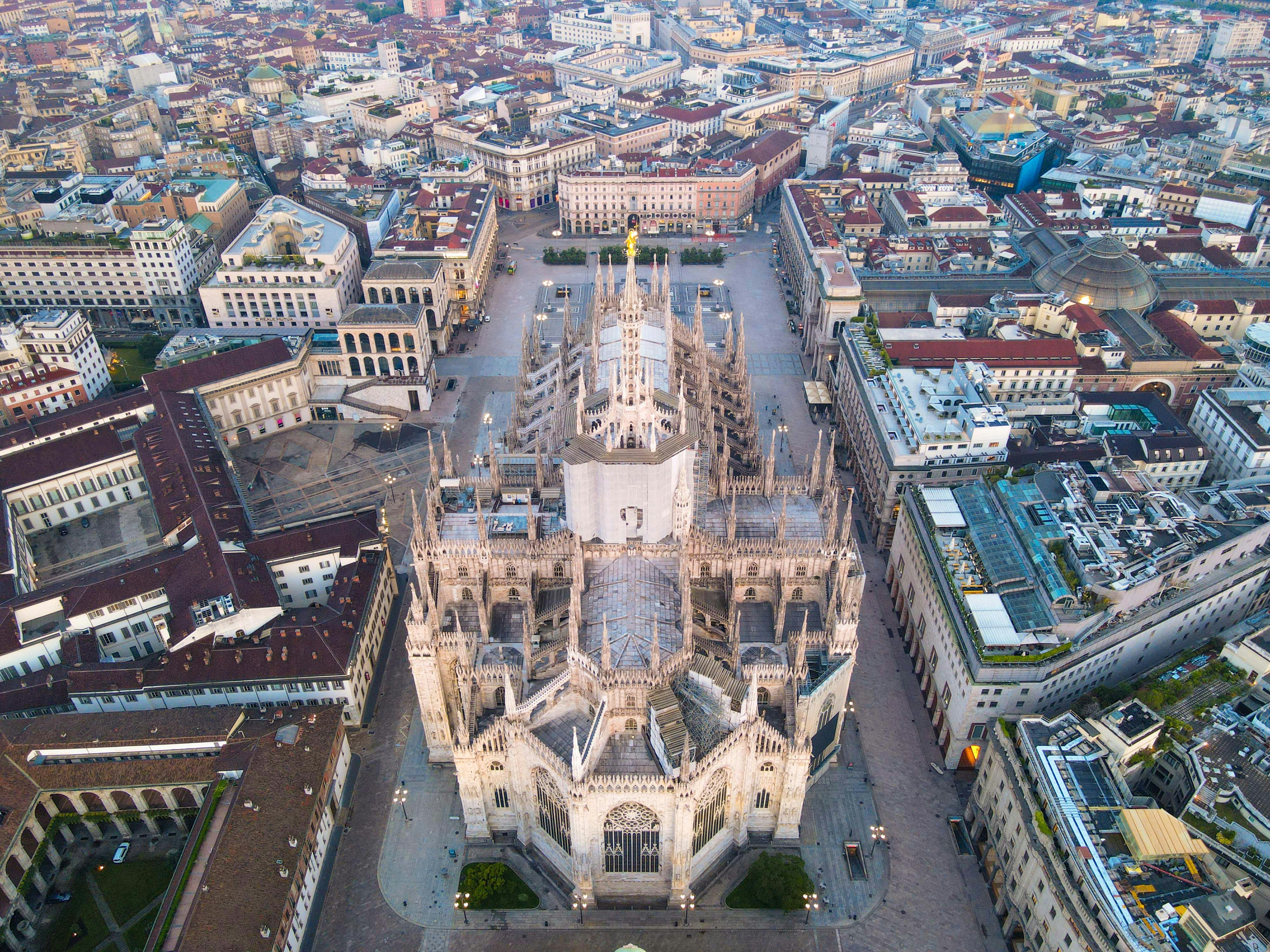 Duomo Milan Aerial