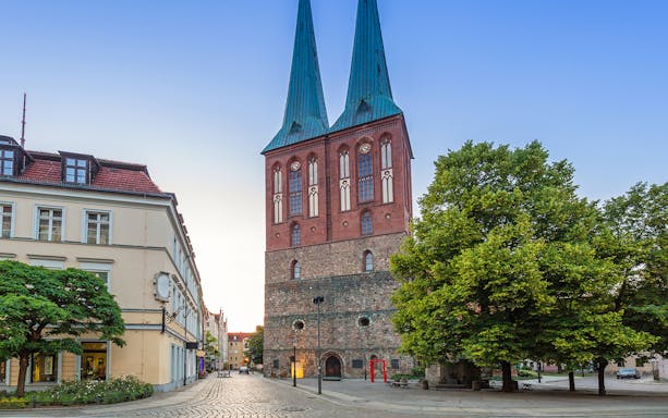 St. Nicholas Church starting point of the bike tour