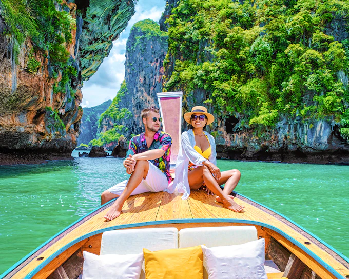 From Krabi: 4 Islands Day Tour