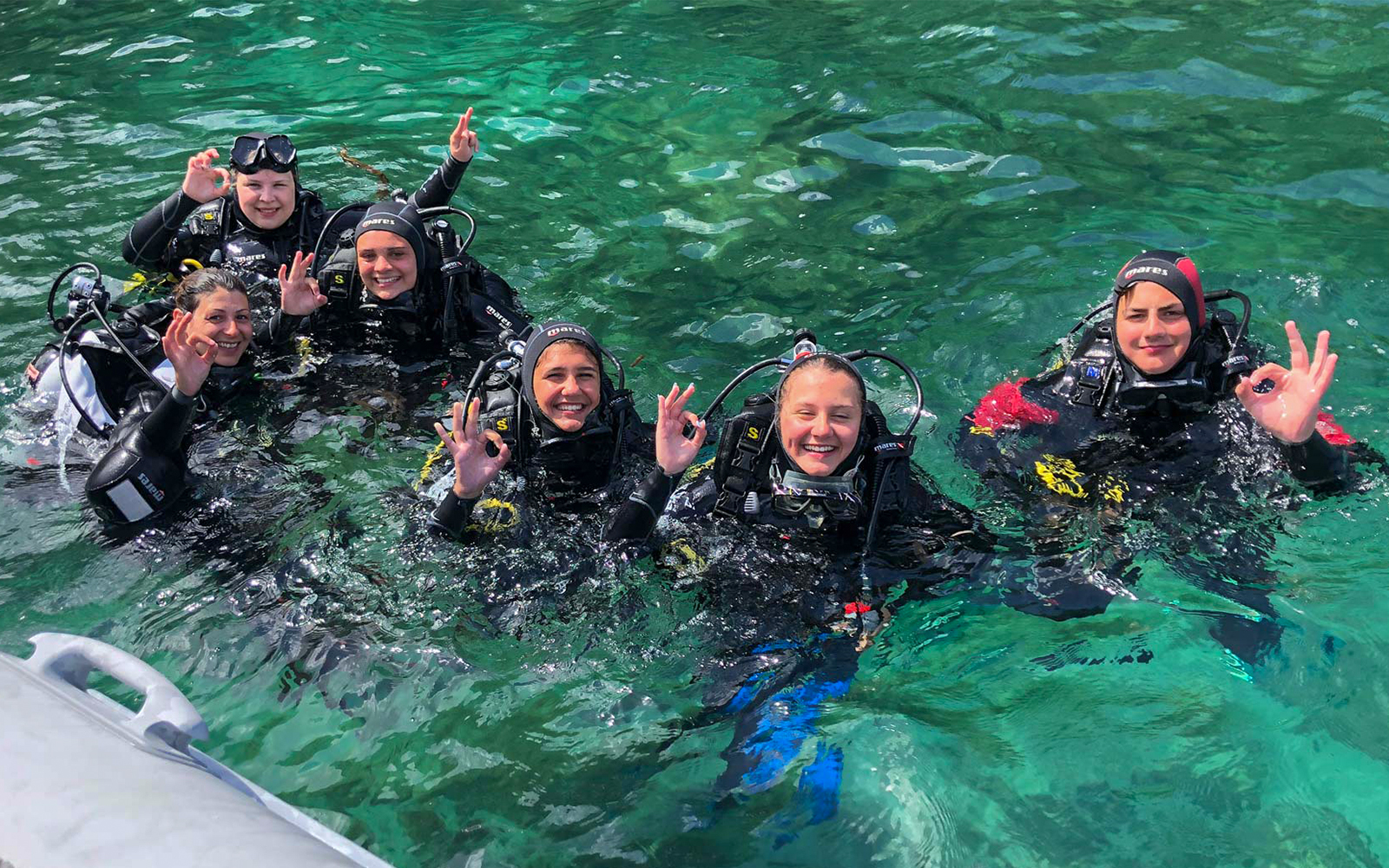 Scuba Diving Baptism in the Bosa Sea