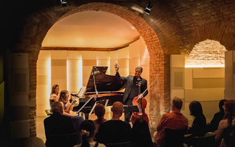 Wiener Ensemble performing at Mozarthaus Vienna concert.