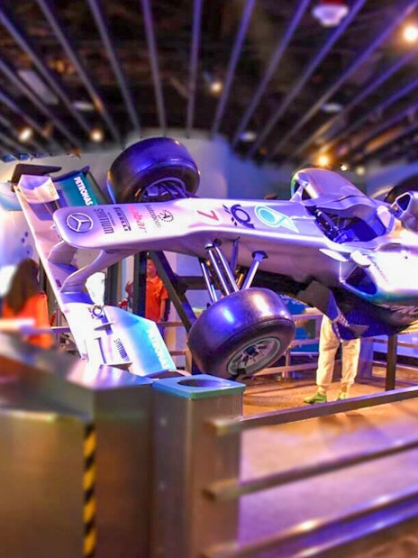 Formula 1 car exhibit at Petrosains, The Discovery Centre, Kuala Lumpur.