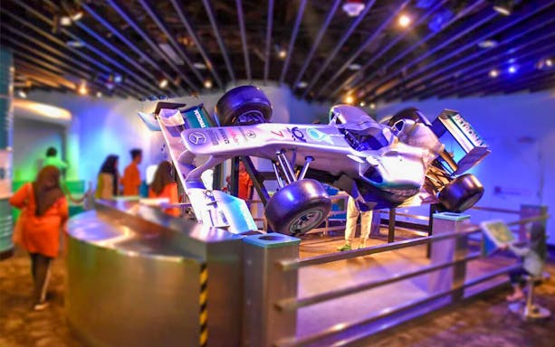 Formula 1 car exhibit at Petrosains, The Discovery Centre, Kuala Lumpur.