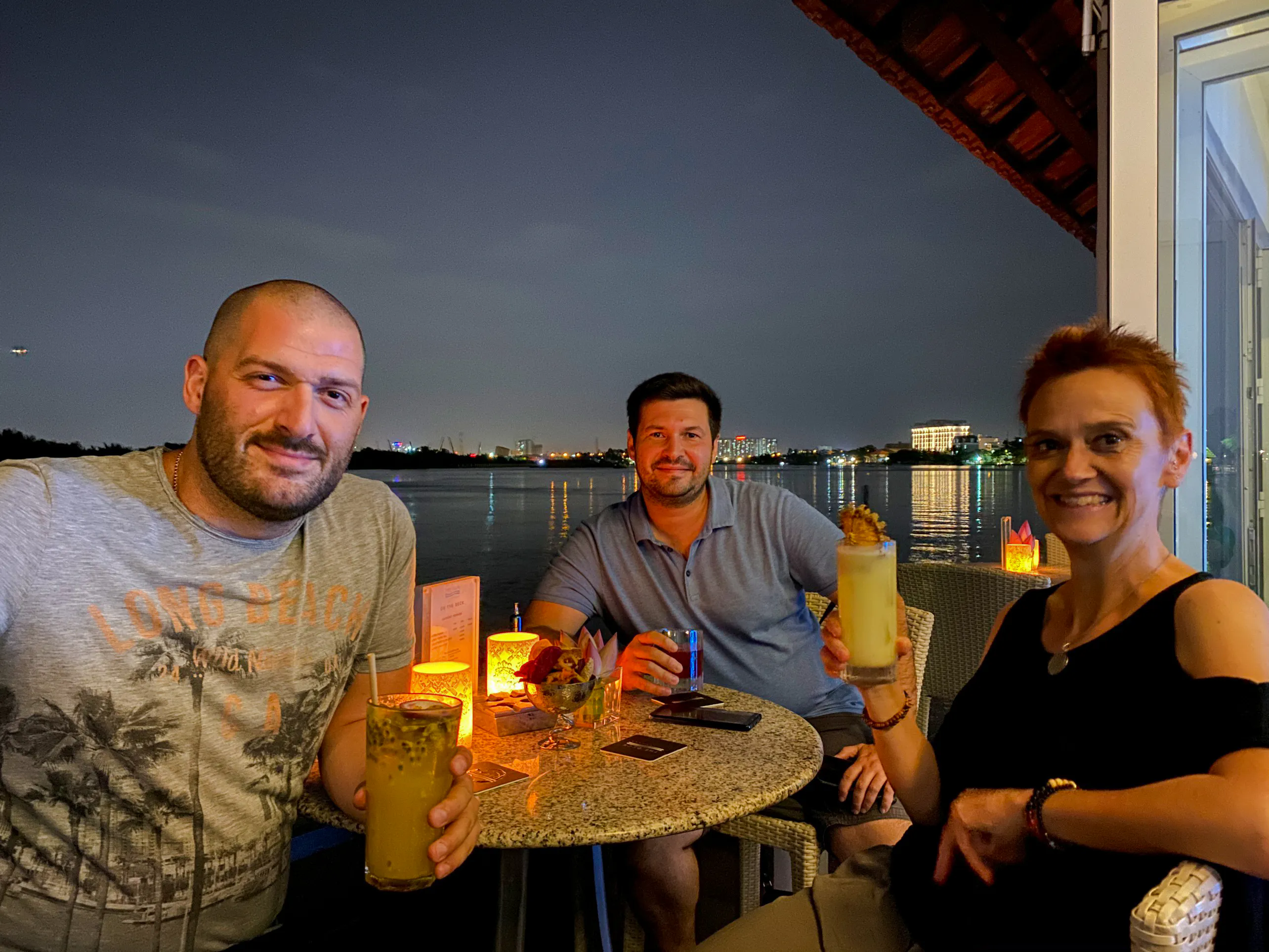 ho chi minh city saigon river sunset speedboat cruise with cocktail-1