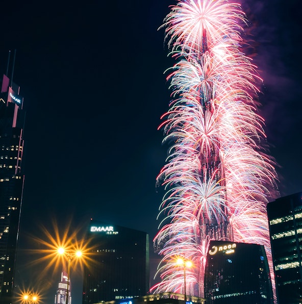 The 12 best spots to watch the 2026 Burj Khalifa Fireworks in Dubai