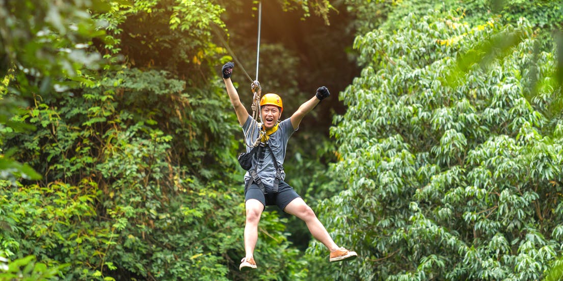 Zipling in Rotorua
