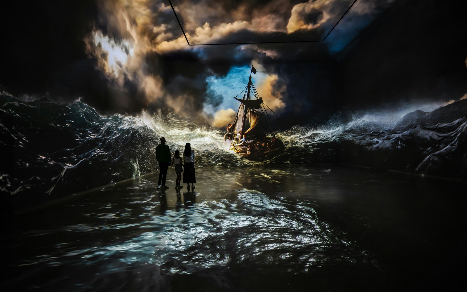 Christ in the Storm on the Lake of Galilee at The World Around Us gallery