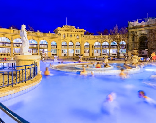 Budapest Baths in Febuary