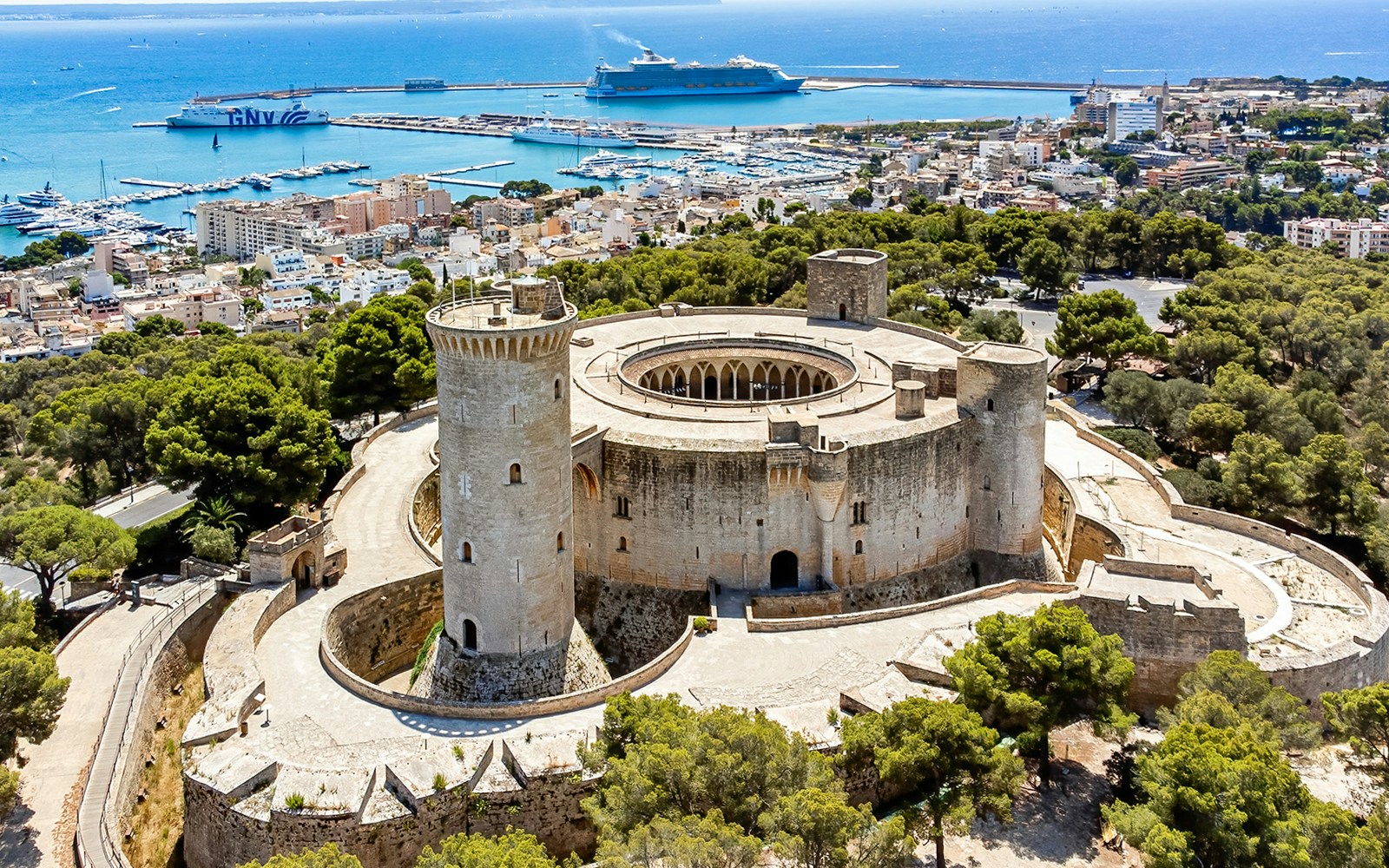 Castell de Bellver Bellver Castle in Mallorca