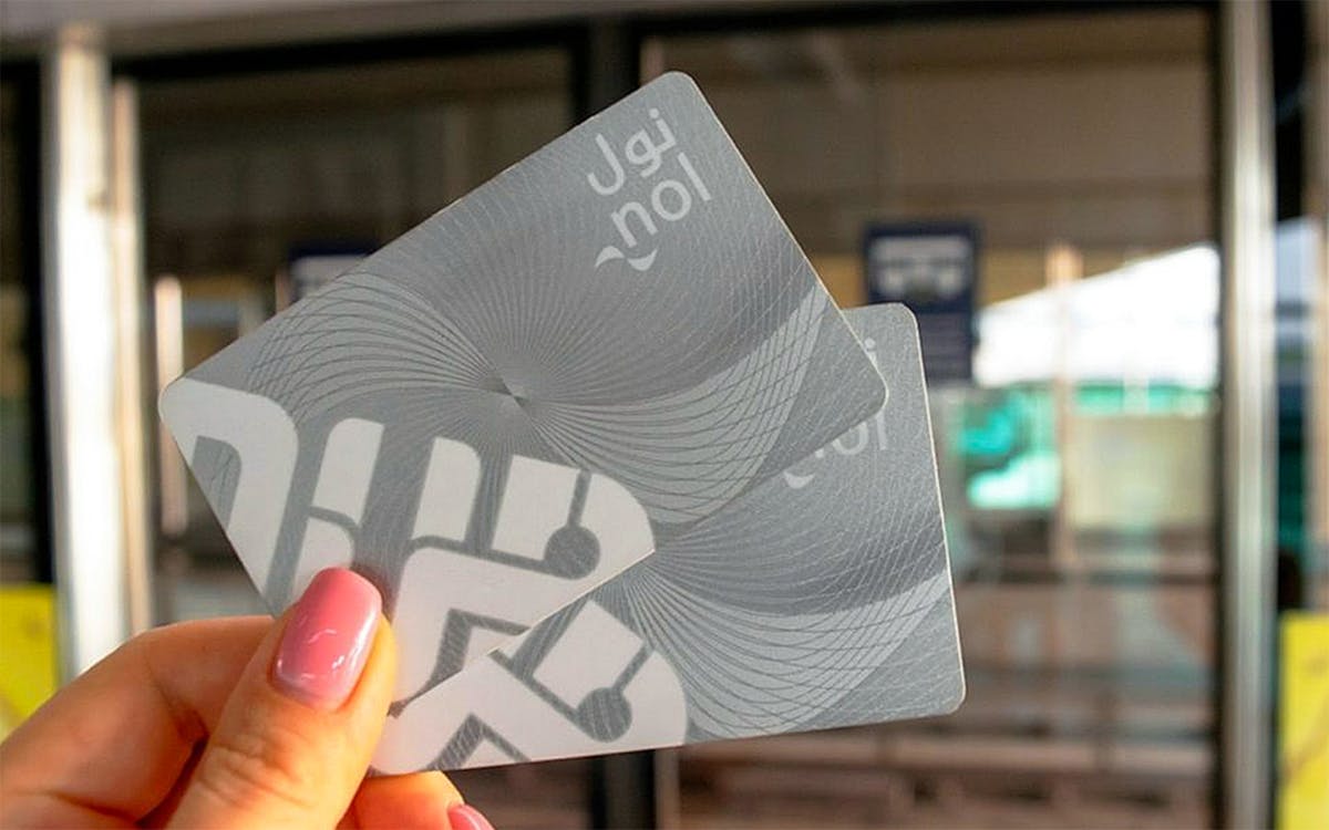 Dubai Metro Silver NOL Card and 7 Days Unlimited Pass