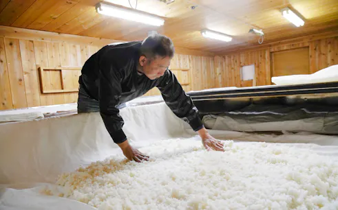 fukui: kitazen shoten sake fabrikası turu ve tadım etkinliği-1