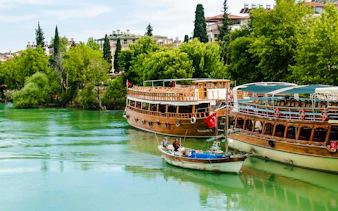 from side: manavgat river cruise with lunch, bazaar visit and waterfall stop-3