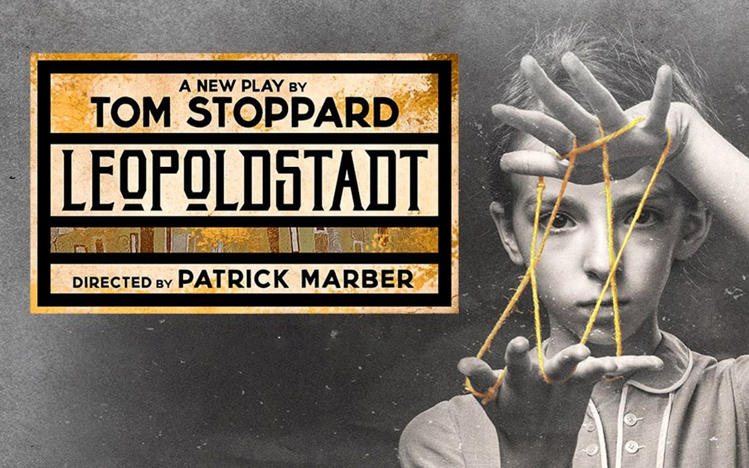 Leopoldstadt play poster with child playing cat's cradle, directed by Patrick Marber.