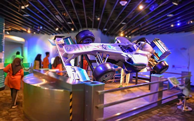 Formula 1 car exhibit at Petrosains, The Discovery Center.