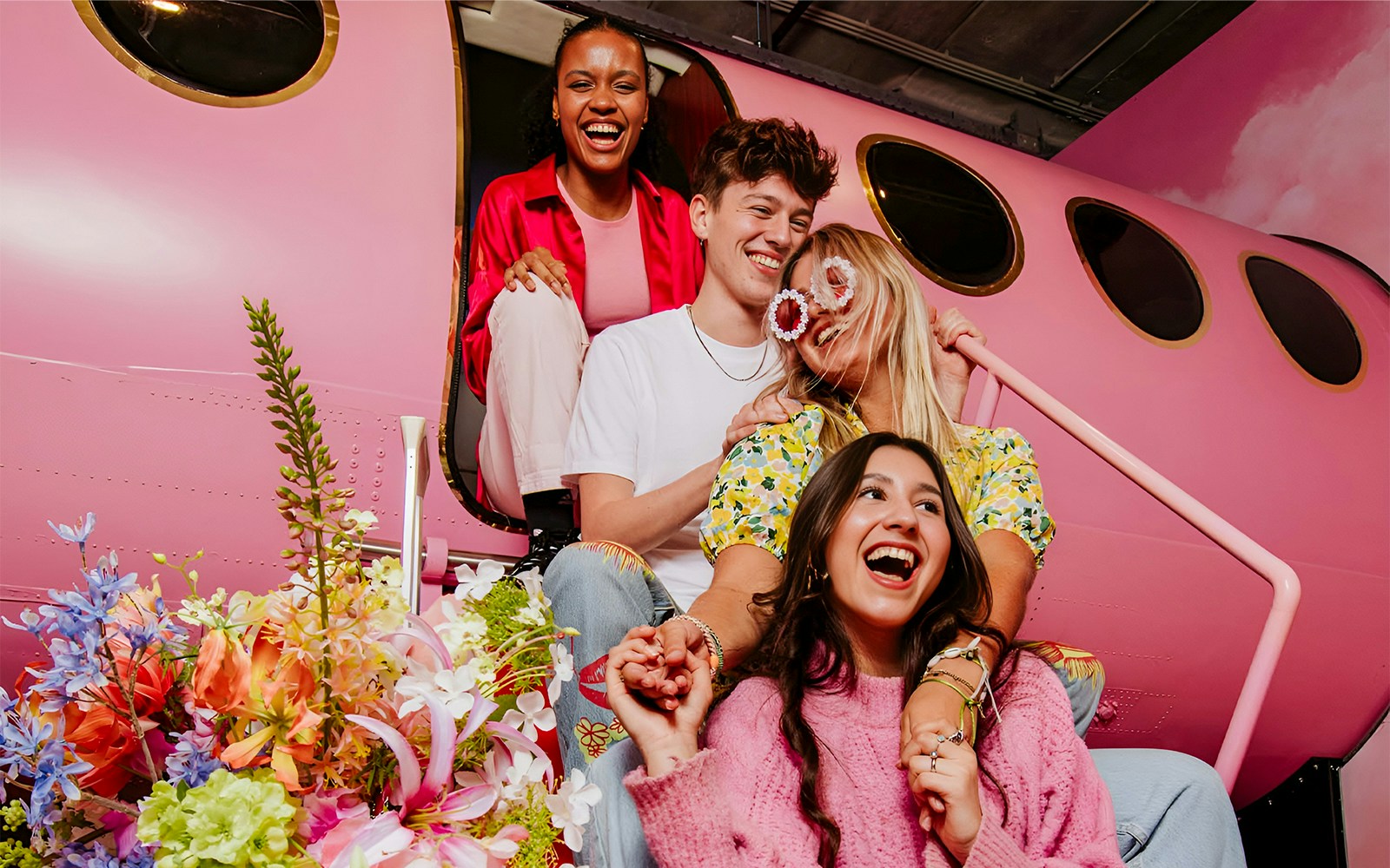 Pink Private Jet Room