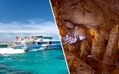 Ferry to Rottnest Island and guided tour in Jewel Cave, Margaret River.